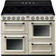 SMEG Cocina horno eléctrico  TR4110IP, Más de 4 zonas, Crema Clase A